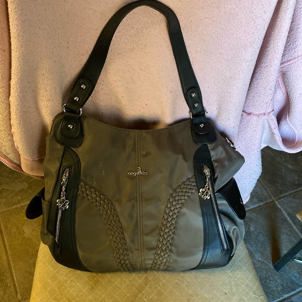 Angel kiss women black purse